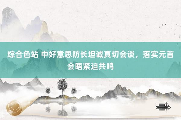 综合色站 中好意思防长坦诚真切会谈，落实元首会晤紧迫共鸣